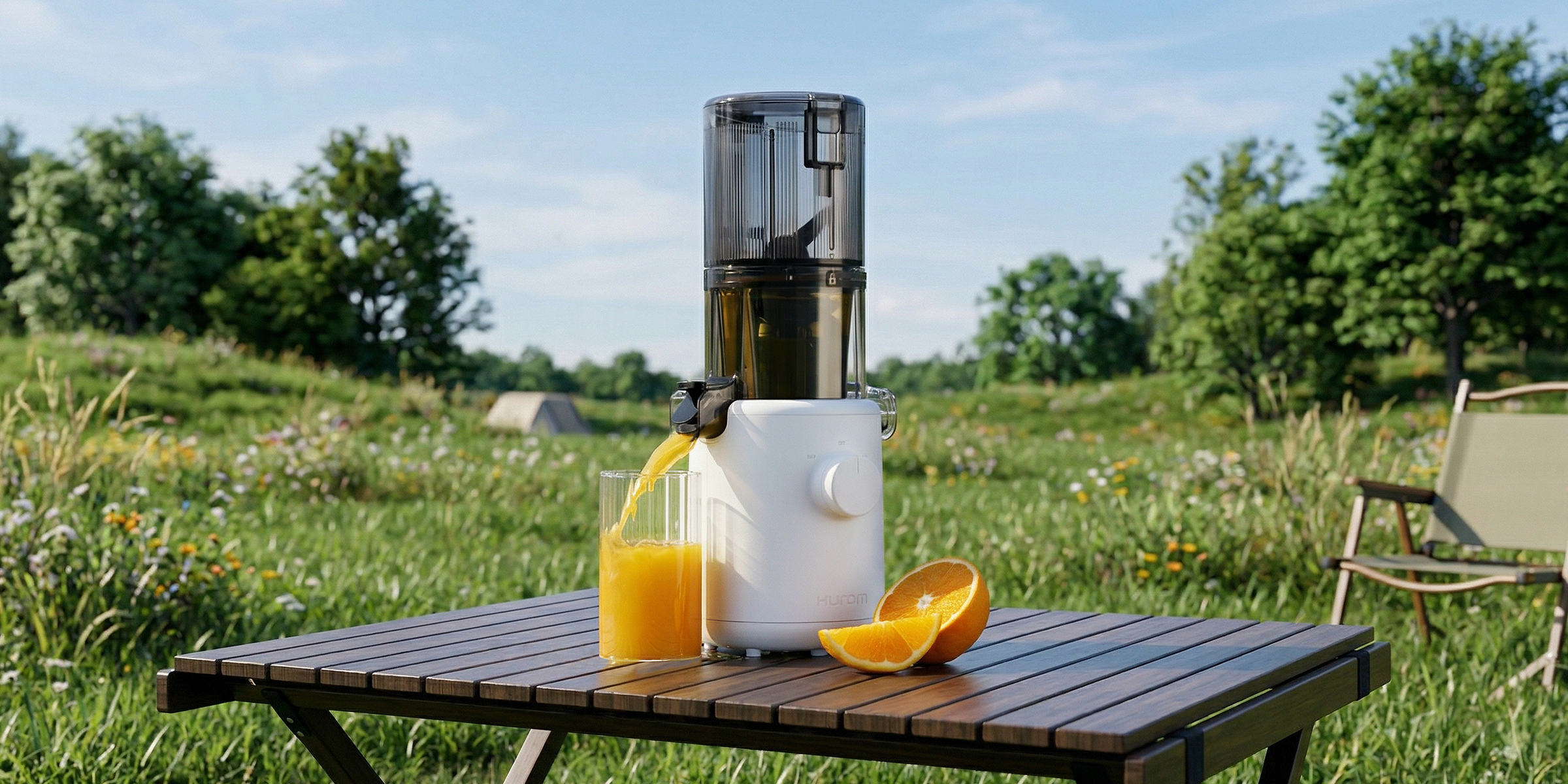 Saft genießen, wohin das Leben Sie auch führt