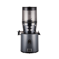 H330P juicer in charcoal with transparent upper chamber