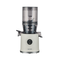 H80ST juicer in white with transparent upper chamber