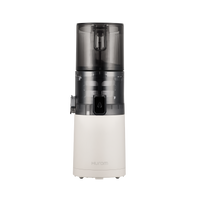 E30ST juicer in white with transparent upper chamber