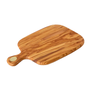 [Berard] Tabla de Cortar y Servir de Madera de Olivo con Mango