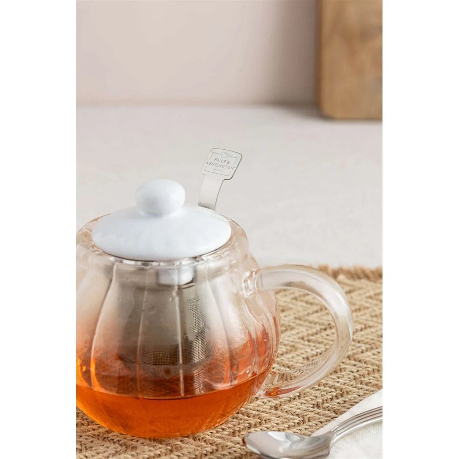 [Price & Kensington] Théière en Verre LUXE avec Infuseur en Inox