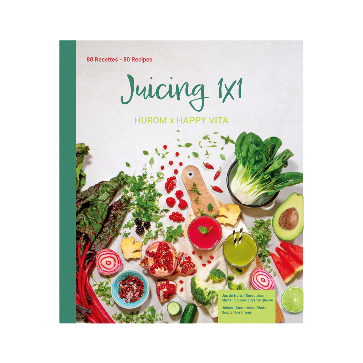 Juicing 1×1 Recipe Book (EN/DE & EN/FR)