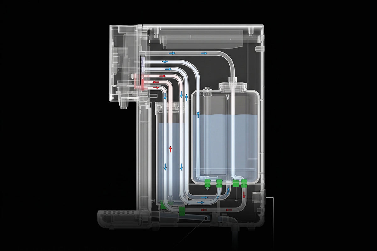 Internal Flow Path Drain